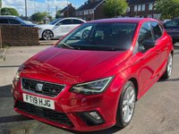 USED 2019 19 SEAT IBIZA 1.0 TSI FR Hatchback 5dr Petrol Manual Euro 6 (s/s) GPF (95 ps) 6 MONTHS RAC PLATINUM WARRANTY DAB
