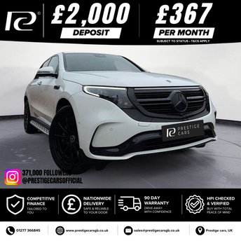 2022 MERCEDES-BENZ EQC EQC 400 80kWh AMG Line SUV 5dr Electric Auto 4MATIC (408 ps) &pound;22990.00