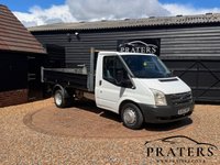USED 2012 62 FORD TRANSIT 2.2 TDCi 350 Chassis Cab 2dr Diesel Manual RWD L3 (DRW) (123 bhp) TIPPER Tipper
