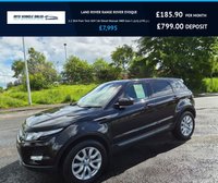 USED 2015 15 LAND ROVER RANGE ROVER EVOQUE 2.2 SD4 Pure Tech 2015,Leather,Sat Nav,Glass Roof,DAB,Cruise,Parking Sensors Black Leather,Sat Nav,Bluetooth,DAB,Glass Roof,Cruise Control
