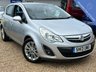 USED 2013 13 VAUXHALL CORSA 1.4 16V SE Hatchback 5dr Petrol Manual Wide Ratio Euro 5 (100 ps) Very Low Mileage + Heated Seats & Air Con