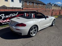 USED 2014 64 BMW Z4 2.0 18i M Sport Convertible 2dr Petrol Auto sDrive Euro 6 (156 ps) Mineral White - Sakhir Leather