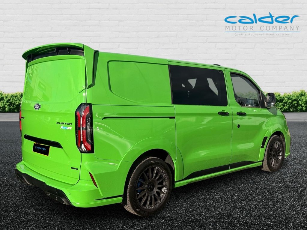 USED 2025 25 FORD TRANSIT CUSTOM 2.0 320 EcoBlue MS-RT Crew Van Double Cab 5dr Diesel Auto AWD L1 H1 Euro 6 (s/s) (170 ps) MS-RT+4X4+AUTO+FULLY RACKED OUT