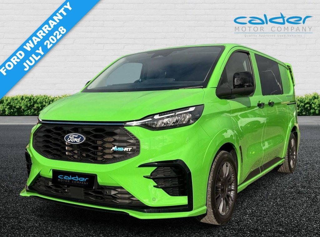 USED 2025 25 FORD TRANSIT CUSTOM 2.0 320 EcoBlue MS-RT Crew Van Double Cab 5dr Diesel Auto AWD L1 H1 Euro 6 (s/s) (170 ps) MS-RT+4X4+AUTO+FULLY RACKED OUT