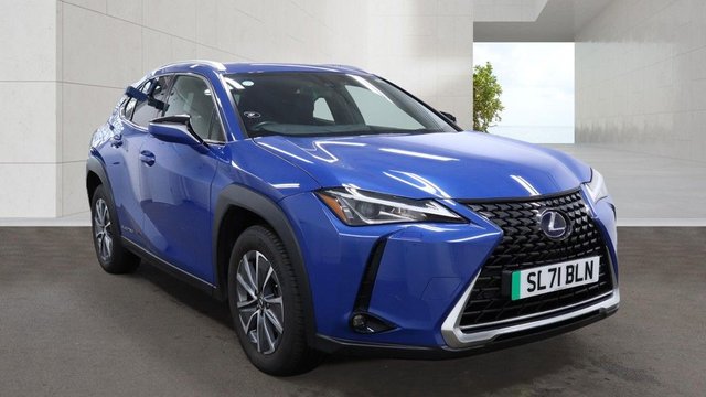 View our Lexus Ux 300e 54.3kWh SUV 5dr Electric Auto (204 ps)+2 KEYS+1 FORMER KEEPER+HISTORY+2 CABLES+PREMIUM PLUS PACK+CLIMATE+PRIVACY+PARK CONTROL WITH CAMERA+FULL LEATHER SEATS+BLUETOOTH+MEDIA+APPS+ALLOYS+