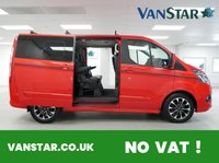 USED 2020 20 FORD TOURNEO CUSTOM 320 2.0 EBL 185 BHP SWB SPORT AUTO 5 SEATER CREWCAB ( NO VAT ) AUTOMATIC | 8 SEATER | NO VAT TO PAY !