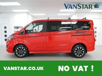 USED 2020 20 FORD TOURNEO CUSTOM 320 2.0 EBL 185 BHP SWB SPORT AUTO 5 SEATER CREWCAB ( NO VAT ) AUTOMATIC | 8 SEATER | NO VAT TO PAY !