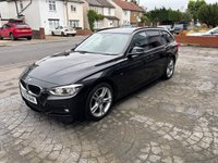 USED 2018 68 BMW 3 SERIES 2.0 320i M Sport Touring 5dr Petrol Auto xDrive Euro 6 (s/s) (184 ps) BLACK LEATHER HEATED SPORT SEATS