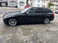 USED 2018 68 BMW 3 SERIES 2.0 320i M Sport Touring 5dr Petrol Auto xDrive Euro 6 (s/s) (184 ps) BLACK LEATHER HEATED SPORT SEATS