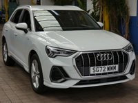 USED 2022 72 AUDI Q3 1.4 TFSIe 45 S line SUV 5dr Petrol Plug-in Hybrid S Tronic Euro 6 (s/s) 13kWh (245 ps) SAT NAV CARPLAY PART LEATHER CRUISE CONTROL PARKING SENSORS 1 OWNER SERVICE HISTORY WARRANTY