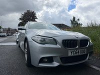 USED 2014 64 BMW 5 SERIES 3.0 535d M Sport Saloon 4dr Diesel Auto Euro 6 (s/s) (313 ps)+PARKING SENSORS+19