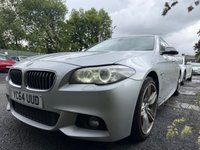 USED 2014 64 BMW 5 SERIES 3.0 535d M Sport Saloon 4dr Diesel Auto Euro 6 (s/s) (313 ps)+PARKING SENSORS+19