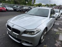 USED 2014 64 BMW 5 SERIES 3.0 535d M Sport Saloon 4dr Diesel Auto Euro 6 (s/s) (313 ps)+PARKING SENSORS+19