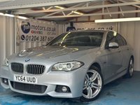 USED 2014 64 BMW 5 SERIES 3.0 535d M Sport Saloon 4dr Diesel Auto Euro 6 (s/s) (313 ps)+PARKING SENSORS+19