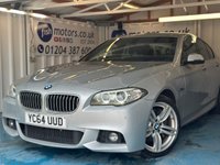 USED 2014 64 BMW 5 SERIES 3.0 535d M Sport Saloon 4dr Diesel Auto Euro 6 (s/s) (313 ps)+PARKING SENSORS+19