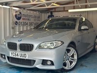 USED 2014 64 BMW 5 SERIES 3.0 535d M Sport Saloon 4dr Diesel Auto Euro 6 (s/s) (313 ps)+PARKING SENSORS+19