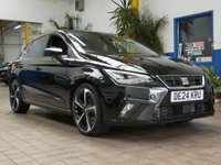 USED 2024 24 SEAT IBIZA 1.0 TSI FR Sport Hatchback 5dr Petrol DSG Euro 6 (s/s) (110 ps) SAT NAV CARPLAY PART LEATHER CLIMATE CONTROL LOW MILES 1 OWNER SERVICE HISTORY WARRANTY
