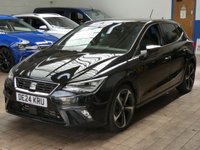 USED 2024 24 SEAT IBIZA 1.0 TSI FR Sport Hatchback 5dr Petrol DSG Euro 6 (s/s) (110 ps) SAT NAV CARPLAY PART LEATHER CLIMATE CONTROL LOW MILES 1 OWNER SERVICE HISTORY WARRANTY