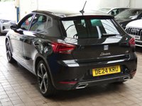 USED 2024 24 SEAT IBIZA 1.0 TSI FR Sport Hatchback 5dr Petrol DSG Euro 6 (s/s) (110 ps) SAT NAV CARPLAY PART LEATHER CLIMATE CONTROL LOW MILES 1 OWNER SERVICE HISTORY WARRANTY