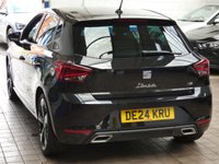 USED 2024 24 SEAT IBIZA 1.0 TSI FR Sport Hatchback 5dr Petrol DSG Euro 6 (s/s) (110 ps) SAT NAV CARPLAY PART LEATHER CLIMATE CONTROL LOW MILES 1 OWNER SERVICE HISTORY WARRANTY