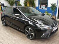 USED 2024 24 SEAT IBIZA 1.0 TSI FR Sport Hatchback 5dr Petrol DSG Euro 6 (s/s) (110 ps) SAT NAV CARPLAY PART LEATHER CLIMATE CONTROL LOW MILES 1 OWNER SERVICE HISTORY WARRANTY