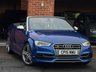 USED 2015 15 AUDI S3 2.0 TFSI Cabriolet S Tronic quattro Euro 6 (s/s) 2dr SUPER SPORT SEATS+UPGRD WHEELS