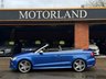 USED 2015 15 AUDI S3 2.0 TFSI Cabriolet S Tronic quattro Euro 6 (s/s) 2dr SUPER SPORT SEATS+UPGRD WHEELS