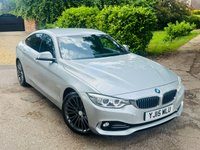 USED 2015 15 BMW 4 SERIES GRAN COUPE 3.0 430d Luxury Hatchback 5dr Diesel Auto Euro 6 (s/s) (258 ps) LEATHER+SAT NAV+SENSORS+ULEZ