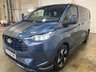 USED 2025 75 FORD TRANSIT CUSTOM 2.5 320 Duratec 11.8kWh Sport Crew Van 5dr Petrol Plug-in Hybrid Auto L1 Euro 6 (232 ps) 