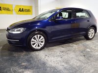 USED 2017 17 VOLKSWAGEN GOLF 1.4 TSI BlueMotion Tech SE Nav Hatchback 5dr Petrol Manual Euro 6 (s/s) (125 ps) &pound;35 TAX-9 VW SERVICES-CRUISE-APPLE CAR PLAY/ANDROID-PARK SENSORS