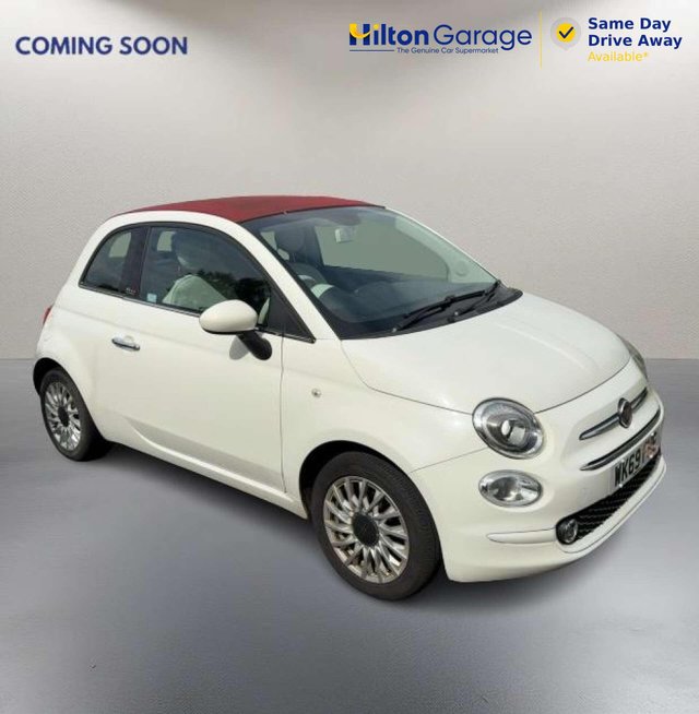 USED 2019 69 FIAT 500 1.2 500 C Lounge 2dr CLICK+COLLECT / HOME DELIVERY