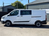 USED 2018 18 FORD TRANSIT CUSTOM 2.0 320 EcoBlue Crew Van Double Cab 5dr Diesel Manual L2 H1 Euro 6 (6 Seat) (105 ps) 