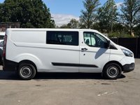 USED 2018 18 FORD TRANSIT CUSTOM 2.0 320 EcoBlue Crew Van Double Cab 5dr Diesel Manual L2 H1 Euro 6 (6 Seat) (105 ps) 