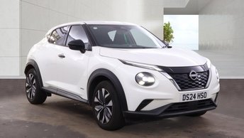 2024 NISSAN JUKE 1.6 Acenta Premium SUV 5dr Petrol Hybrid Auto Euro 6 (143 ps)+1 OWNER FROM NEW+PRIVACY+MEDIA+CLIMATE+BLUETOOTH+NAV+ALLOYS+APPS+BLUETOOTH+DIGITAL DASH+USB+AUX+DAB+CRUISE+ &pound;14990.00
