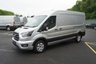 USED 2025 25 FORD TRANSIT 2.0 350 EcoBlue Limited Panel Van 5dr Diesel Manual FWD L3 H2 Euro 6 (s/s) (165 ps) 350, L3, H2,  Limited, Metallic Silver, 350