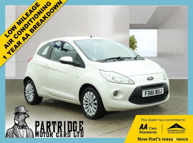 2011 FORD KA 1.2 Zetec Hatchback 3dr Petrol Manual Euro 5 (s/s) (69 ps) £3000.00