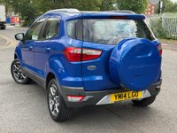 USED 2014 14 FORD ECOSPORT 1.5 TDCi Titanium SUV 5dr Diesel Manual 2WD Euro 5 (90 ps) LOW MILES+1O+FSH+LTHR+P SENSOR