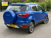 USED 2014 14 FORD ECOSPORT 1.5 TDCi Titanium SUV 5dr Diesel Manual 2WD Euro 5 (90 ps) LOW MILES+1O+FSH+LTHR+P SENSOR