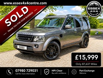 2015 LAND ROVER DISCOVERY 4 3.0 SDV6 HSE AUTOMATIC 4X4 7 SEATER SOLD