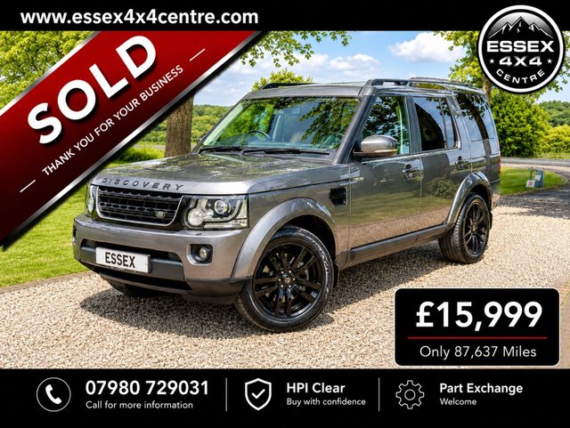 View our Land Rover Discovery 4 range