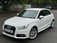 USED 2017 17 AUDI A1 1.6 TDI S line Hatchback 3dr Diesel Manual Euro 6 (s/s) (116 ps) ULEZ+1FO+LTHR+HTDS+NAV+SENSOR