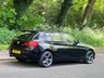 USED 2017 17 BMW 1 SERIES 2.0 118d Sport Hatchback 5dr Diesel Manual Euro 6 (s/s) (150 ps) JET BLACK, 17 INCH ALLOYS MEDIA PACK, REAR SENSORS