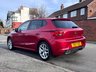 USED 2017 17 SEAT IBIZA 1.0 TSI FR Hatchback 5dr Petrol Manual Euro 6 (s/s) (95 ps) CHEAP INSURANCE, 17 INCH ALLOYS FULL SERVICE HISTORY, SAT NAV