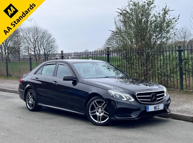 View our Mercedes-Benz E-Class 2.1 E220 BlueTEC AMG Night Edition Saloon 4dr Auto Diesel G-Tronic+ Euro 6 (s/s) (177 ps) 