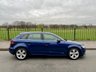 USED 2014 64 AUDI A3 1.6 TDI Sport Sportback 5dr Diesel Manual Euro 6 (s/s) (110 ps) BLUETOOTH, 17 INCH ALLOYS SCUBA BLUE, CHEAP INSURANCE