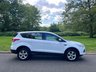 USED 2016 16 FORD KUGA 2.0 TDCi Zetec SUV 5dr Diesel Manual 2WD Euro 6 (s/s) (150 ps) FROZEN WHITE, REAR SENSORS FULL SERVICE HSITORY