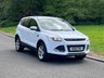 USED 2016 16 FORD KUGA 2.0 TDCi Zetec SUV 5dr Diesel Manual 2WD Euro 6 (s/s) (150 ps) FROZEN WHITE, REAR SENSORS FULL SERVICE HSITORY