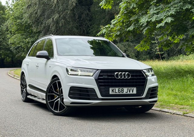 View our Audi Q7 3.0 TDI V6 50 Black Edition SUV 5dr Diesel Tiptronic quattro Euro 6 (s/s) (286 ps) SIDE STEPS, SQ7 EXHAUST PIPES