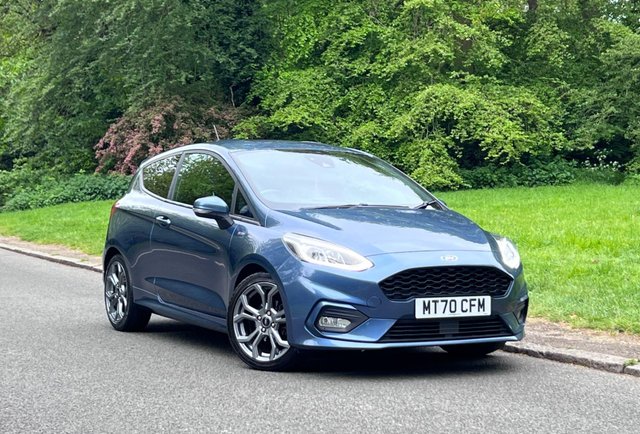 View our Ford Fiesta 1.0T EcoBoost MHEV ST-Line Edition Hatchback 3dr Petrol Manual Euro 6 (s/s) (125 ps) GREAT CONDITION, REAR SENSORS