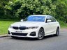 USED 2019 69 BMW 3 SERIES 2.0 320d M Sport Saloon 4dr Diesel Auto Euro 6 (s/s) (190 ps) ALPINE WHITE, 18 INCH ALLOYS SAT NAV, REAR CAM, AUTOMATIC